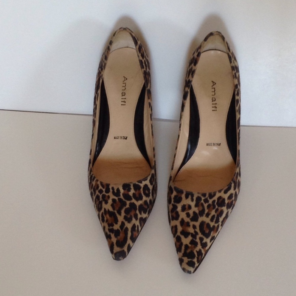 Amalfi Animal Print Pumps Made in Italy Sz:7.5
